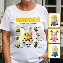 Load image into Gallery viewer, Personalized Banana Nana T-shirt Custom Gift for Grandma