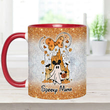 Load image into Gallery viewer, Personalized Spooky Mama Halloween Accent Mug Gift for Mom