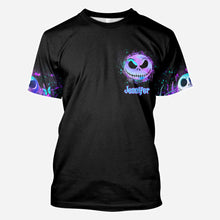Load image into Gallery viewer, Personalized Nightmare All Over Shirt Custom Name Gift Halloween