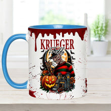 Load image into Gallery viewer, Personalized Horror Accent Mug Custom Name Gift for Fans