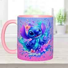 Load image into Gallery viewer, Personalized Ohana Accent Mug Custom Name Gift for Mom