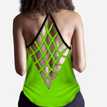 Load image into Gallery viewer, Personalized Witch Cross Tank Top with Custom Name for Halloween