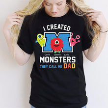 Load image into Gallery viewer, Personalized Father's Day T-shirt with Custom Names | Unique Dad Gift
