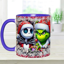 Load image into Gallery viewer, Personalized Nightmare Christmas Accent Mug Custom Name Gift