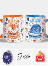 Load image into Gallery viewer, Personalized Two-Tone Accent Mug Custom Name Gift for Birthday