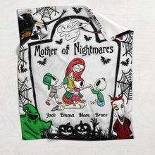 Load image into Gallery viewer, Personalized Nightmare Blanket with Family Design | Great Gift for Mom