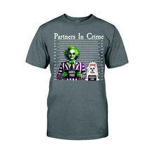 Load image into Gallery viewer, Personalized Partners In Crime T-shirt & Hoodie for Mom/Dad