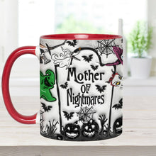 Load image into Gallery viewer, Personalized Nightmare Accent Mug with Custom Names for Mom