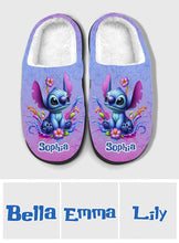 Load image into Gallery viewer, Personalized Cozy Slippers with Custom Name for Kids
