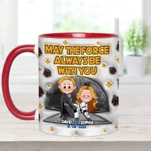 Load image into Gallery viewer, Personalized Star Wars Accent Mug Custom Name Gift for Fans
