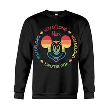 Load image into Gallery viewer, Personalized LGBT Pride T-shirt & Hoodie with Custom Name