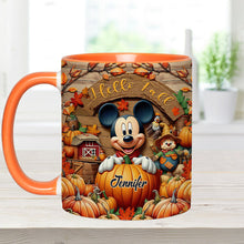 Load image into Gallery viewer, Personalized Hello Fall Accent Mug Custom Name Gift Idea