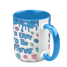 Load image into Gallery viewer, Personalized Autism Awareness Accent Mug Custom Name Gift