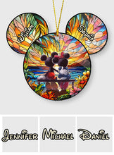 Load image into Gallery viewer, Personalized Romantic Mouse Couple Acrylic Ornament for Christmas