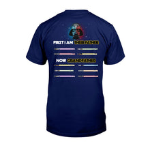Load image into Gallery viewer, Personalized Darth Vader T-shirt and Hoodie for Grandfather's Day