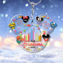 Load image into Gallery viewer, Personalized Best Grandma Ever Acrylic Keychain Gift