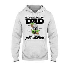 Load image into Gallery viewer, Personalized Jedi Master T-shirt & Hoodie Gift for Dad
