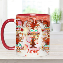 Load image into Gallery viewer, Personalized Two-Tone Accent Mug Custom Name Gift