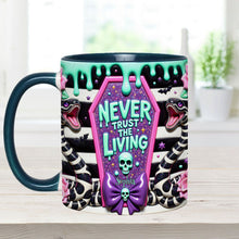 Load image into Gallery viewer, Personalized Accent Mug Never Trust The Living Gift for Couple
