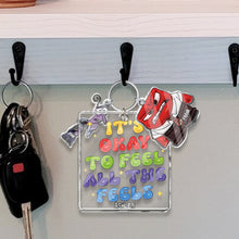 Load image into Gallery viewer, Personalized Acrylic Keychain with Charms for All Occasions