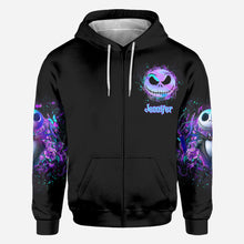 Load image into Gallery viewer, Personalized Nightmare All Over Shirt Custom Name Gift Halloween