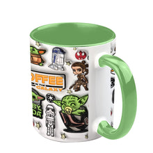 Load image into Gallery viewer, Personalized The Force Accent Mug Custom Name Gift for Star Wars Fans