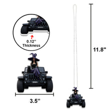 Load image into Gallery viewer, Personalized Witch Car Ornament Custom Name Gift for Halloween