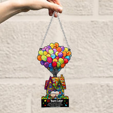 Load image into Gallery viewer, Personalized Balloon House Suncatcher Ornament Unique Gift for Anniversary
