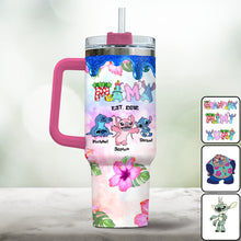 Load image into Gallery viewer, Personalized Ohana Tumbler with Handle Custom Name Gift for Mom