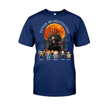 Load image into Gallery viewer, Personalized Father T-Shirt and Hoodie with 4 Character Design