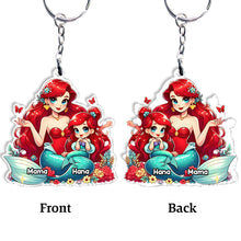 Load image into Gallery viewer, Personalized Mom & Daughter Keychain Custom Name Gift for Mother's Day