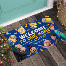 Load image into Gallery viewer, Personalized Welcome Doormat for Home Custom Name Gift