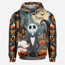 Load image into Gallery viewer, Personalized Halloween Hoodie & Leggings Set for Women | Custom Name Gift