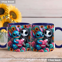 Load image into Gallery viewer, Personalized Nightmare Accent Mug Custom Name Gift for Halloween