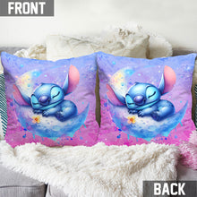 Load image into Gallery viewer, Personalized Ohana Throw Pillow Custom Name Gift for Kids