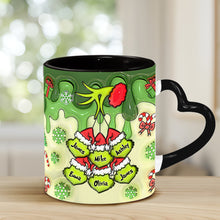 Load image into Gallery viewer, Personalized Heart Handle Mug Custom Name Gift for Mom