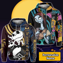Load image into Gallery viewer, Personalized Nightmare Before Christmas All Over Shirt Custom Name Gift