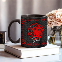 Load image into Gallery viewer, Personalized Accent Mug with Dragon Design for Coffee Lovers