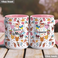 Load image into Gallery viewer, Personalized Snacking Around the World Accent Mug Gift for Mom
