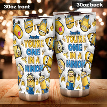 Load image into Gallery viewer, Personalized Minions Tumbler Custom Name Gift for Kids