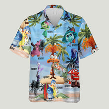 Load image into Gallery viewer, Personalized Inside Out Hawaiian Shirt Custom Name Gift