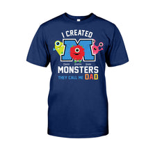 Load image into Gallery viewer, Personalized Father's Day T-shirt with Custom Names | Unique Dad Gift