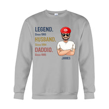 Load image into Gallery viewer, Personalized Super Plumber T-Shirt & Hoodie for Dad | Custom Name Gift