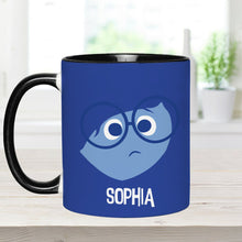 Load image into Gallery viewer, Personalized Two-Tone Accent Mug Custom Name Gift