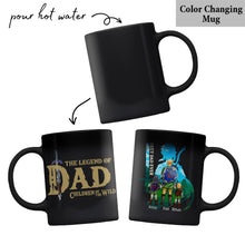 Load image into Gallery viewer, Personalized Hero's Legend Mug Custom Name Gift for Dad