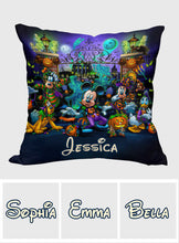 Load image into Gallery viewer, Personalized Halloween Throw Pillow with Custom Name for Kids