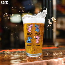 Load image into Gallery viewer, Personalized Beer Glass for Dad Custom Name Gift Idea