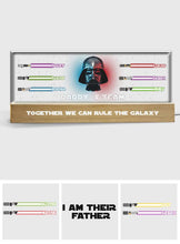 Load image into Gallery viewer, Personalized LED Night Light - Custom Star Wars Gift for Dad