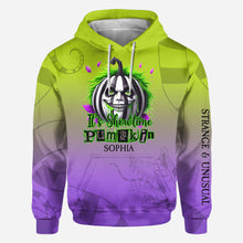 Load image into Gallery viewer, Personalized Halloween Pumpkin All Over Shirt Custom Name Gift