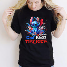 Load image into Gallery viewer, Personalized God Bless America T-Shirt & Hoodie for July 4th Gift